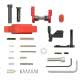 Lower Parts Kit less Trigger Group & Grip for .223/5.56-Red