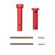 Superlight Takedown/Pivot Pins Package-Red
